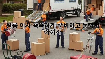 원룸 이사, 똑똑하게 준비하고 돈까지 아끼자!